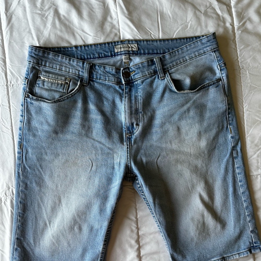 Calvin Klein Light Blue Jean Shorts